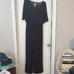 Emma & Michele Classic Black Jumpsuit